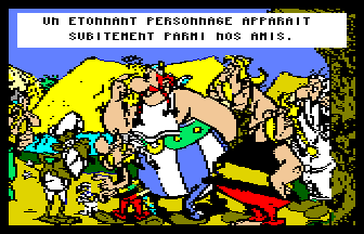 Apparition d'un personnage chez les Gaulois