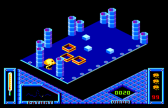 Personnage déplaçant des cubes