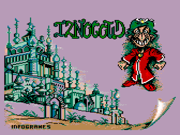 Écran-titre Iznogoud devant Bagdad