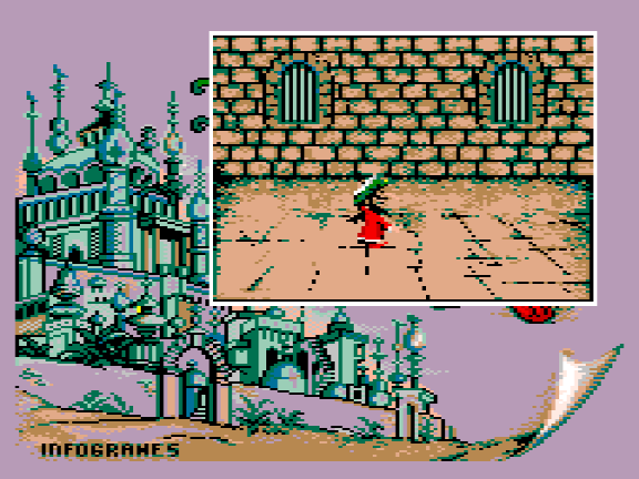 Personnage courant dans une cour