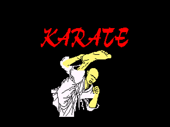 Logo Karaté rouge avec karatéka