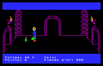 Aventurier face à une bourse