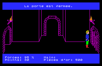 Devant une porte fermée