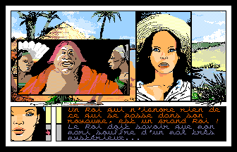 Portrait d'Isa et notables africains