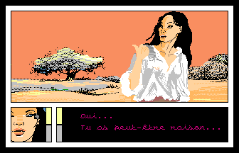 Isa au bord de la rivière