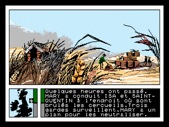 Évadés cachés dans les roseaux