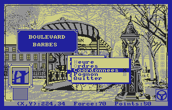 Boulevard Barbès menu coordonnées