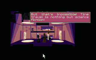 But time travel is impos