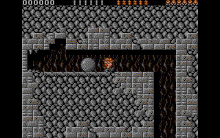 Chased by a big boulder have you ever se
