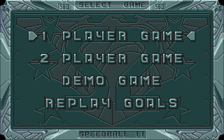 Main menu