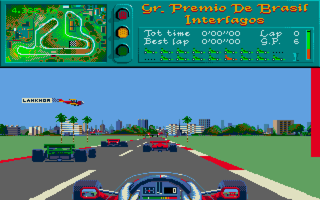 Départ Grand Prix Brésil Interlagos